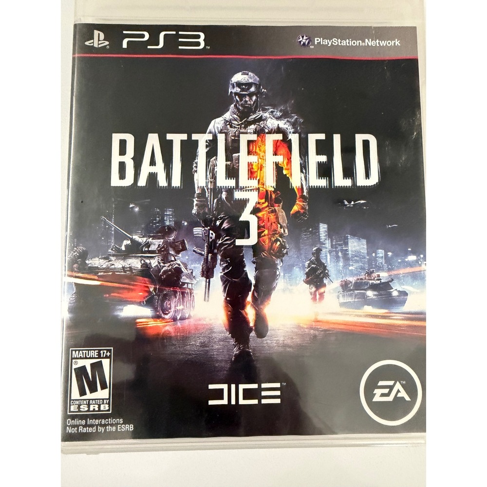 Battlefield 3 Sony PlayStation 3 PS3 Game EA DICE 2011 Complete with Manual